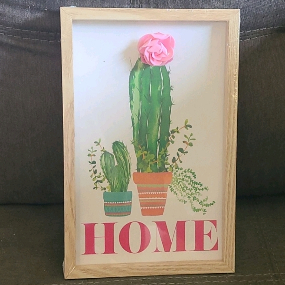 NWT Rustic 🌵 Cactus 🌵 Wall Decor